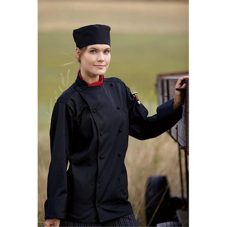 NATHAN CALEB Barbados Chef Coat in Black - 3XLarge NA2499325